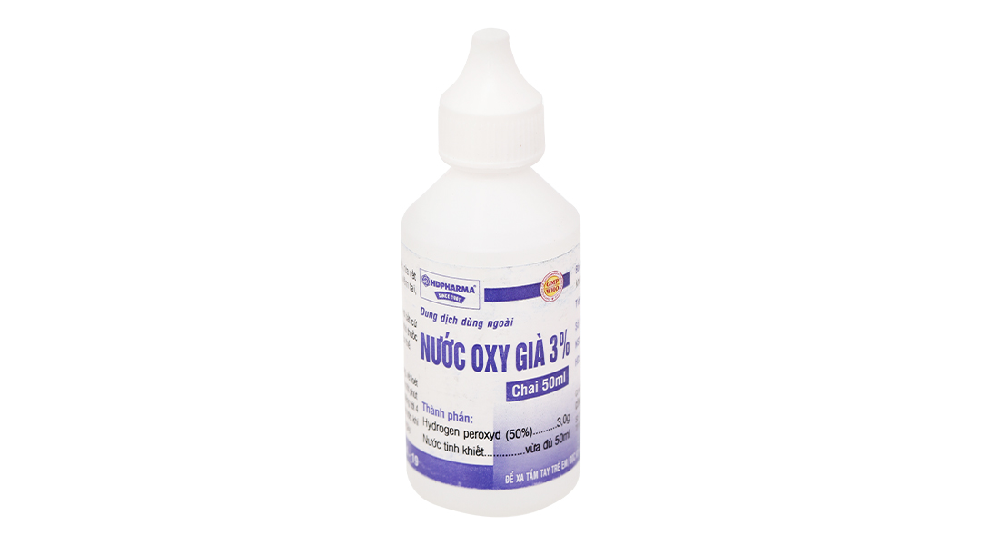 nước oxy già 3% 50ml tẩy máu kinh