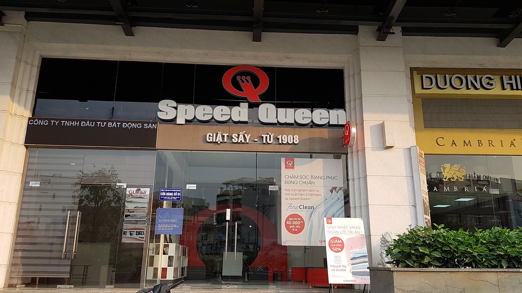 tiệm giặt sấy tự động speed queen bình thạnh