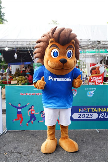 mẫu mascot panassonic leo