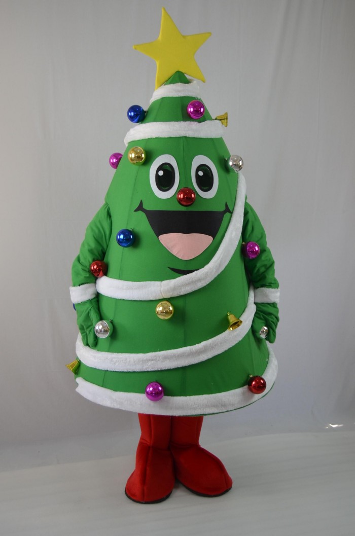 mascot cây thông noel giáng sinh