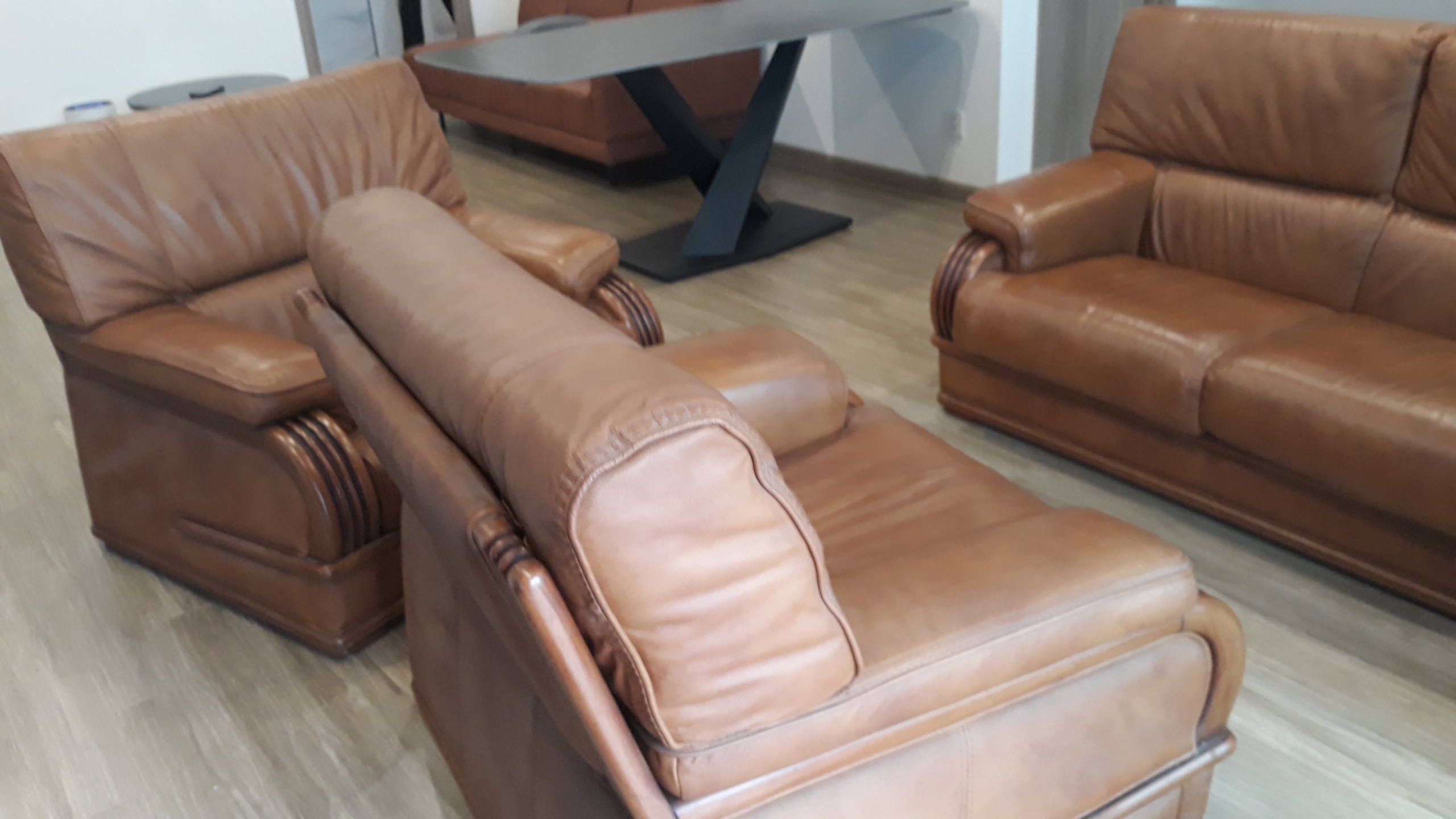 bộ sofa italy trước khi vệ sinh tại vinhomes smart city