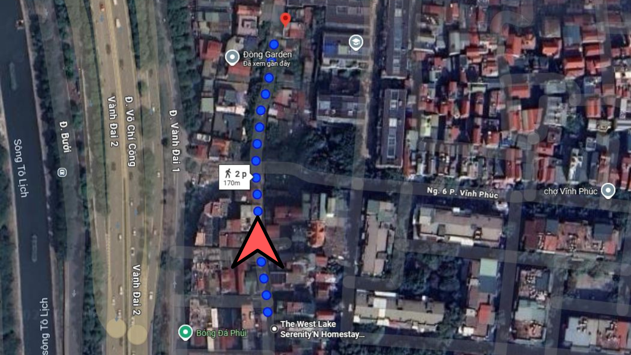 How to Get to DrClean247 From The West Lake Serenity’N Homestay 