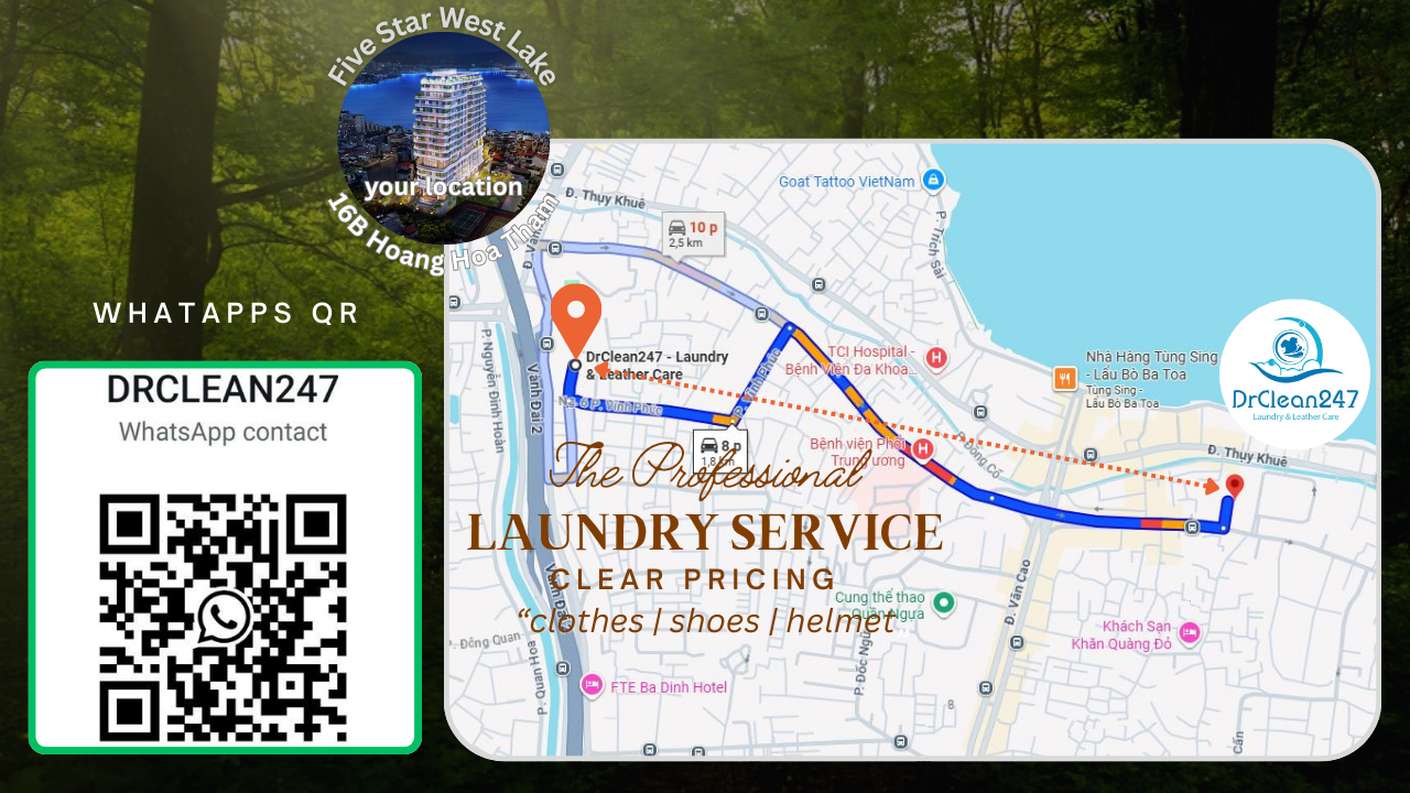 The laundry and shoe cleaning near five star west lake