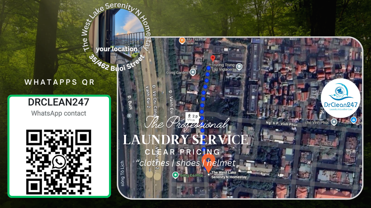 The West Lake Serenity’N Homestay Nearby Laundry Service DrClean247
